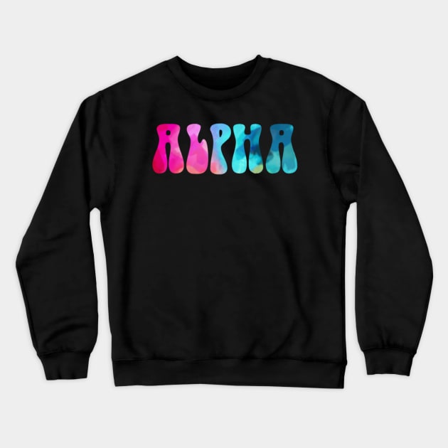 Alpha Vibez Crewneck Sweatshirt by lolosenese